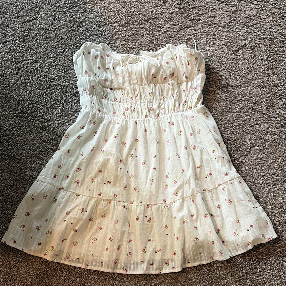 Princess Polly White Floral Kids Dress